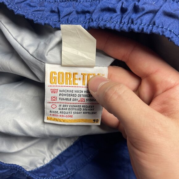 Vintage Chlorophylle GTX Goretex Water resistant Pants Sz 9 (L) Made in Canada - Picture 12 of 14